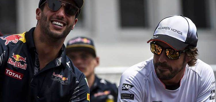 Daniel Ricciardo: «Me encantaría ver a Fernando Alonso delante otra vez»