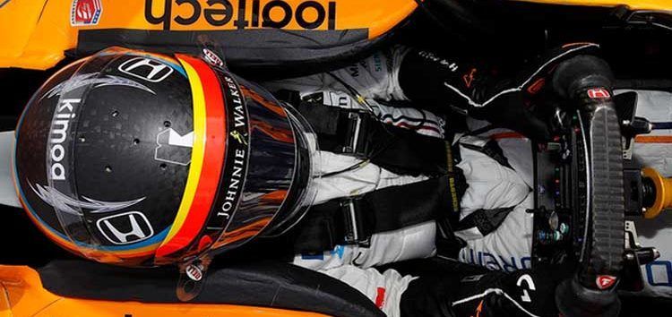 Fernando Alonso califica de muy positivo su primer día en la Indy500