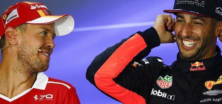 Daniel Ricciardo descarta que Lewis Hamilton o Sebastian Vettel vetasen su llegada a Mercedes o Ferrari
