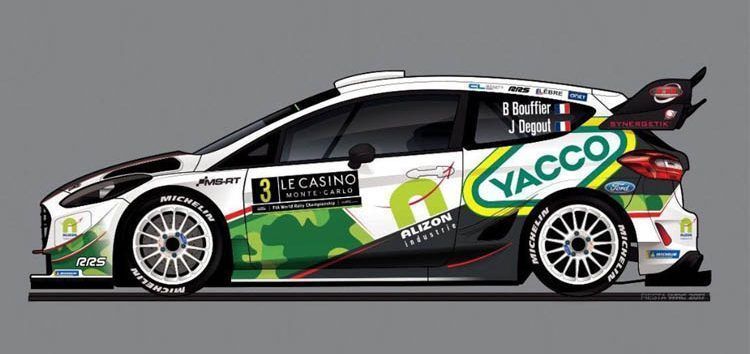 Bryan Bouffier pilotará en Montecarlo y Córcega un Ford Fiesta RS WRC