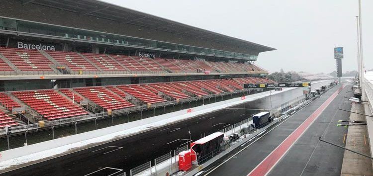 Se retrasa el inicio del tercer día de test en el Circuito de Montmeló
