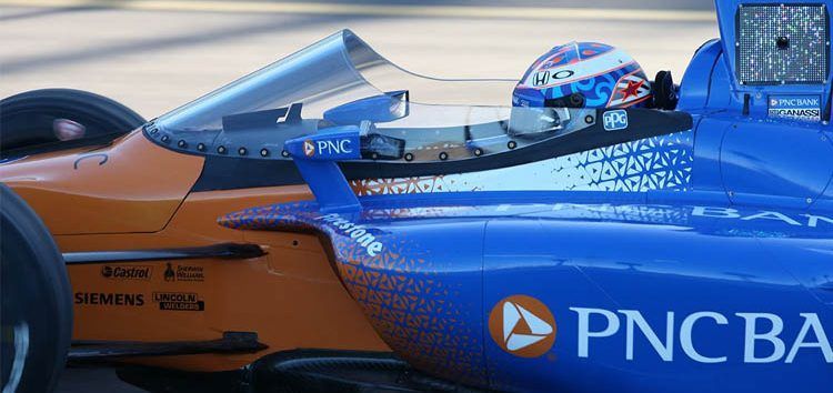 La IndyCar ya ha probado el Aeroscreen: «No molesta a la visión del piloto»