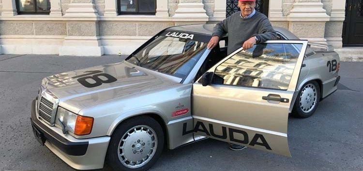 A subasta el Mercedes 190E con el que Niki Lauda se batió contra Ayrton Senna