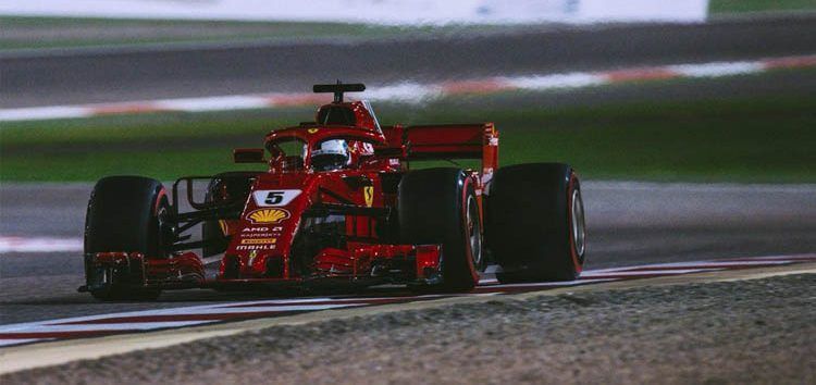 Sebastian Vettel ratifica el potencial de Ferrari y se lleva la pole en Bahréin; Sainz es 10º y Alonso 13º