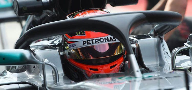 George Russell pilota hoy el Mercedes W09 Hybrid en Paul Ricard