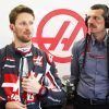 Steiner, molesto por el error de Grosjean en Bakú: "Ese error no lo esperas ni de un novato"