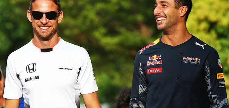 Jenson Button aconseja a Daniel Ricciardo: «Quédate en Red Bull»