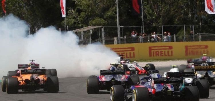 Gasly, sobre la maniobra de Grosjean en España: «Yo, al menos, me hubiese disculpado»