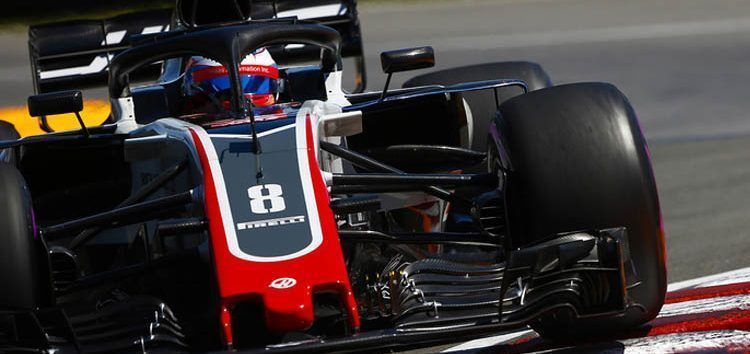 Una marmota compromete el fin de semana de Grosjean: «Fue un gran impacto»
