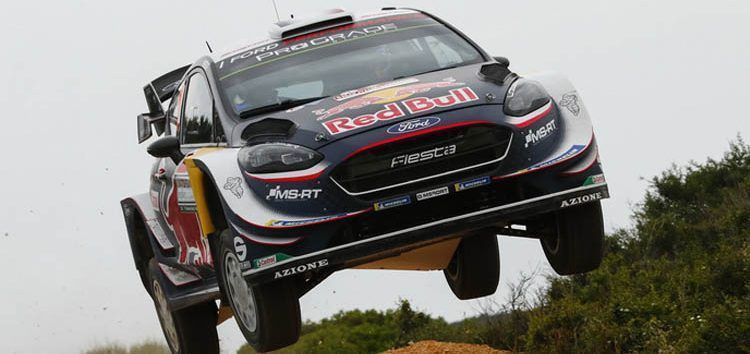 Rally de Cerdeña 2018: Sébastien Ogier se une a la fiesta y lidera contundentemente
