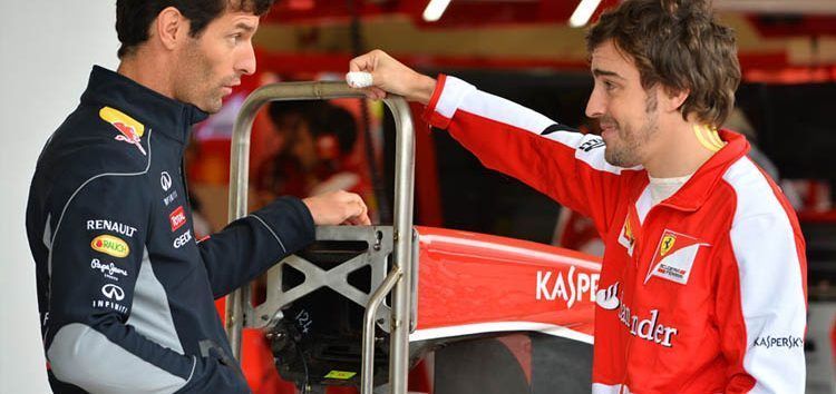 Webber: «Luché con Alonso y Hamilton en la cima, me hicieron mejor de lo que jamás pensé que iba a ser»