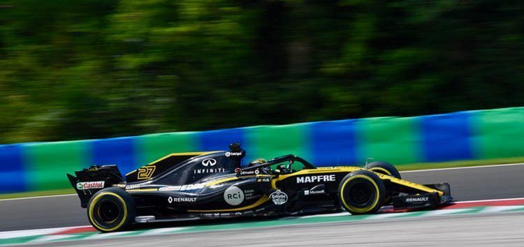 Nico Hülkenberg: «Mañana productiva de test, la tarde no tanto»