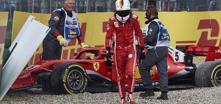 La prensa italiana atiza a Sebastian Vettel: «Su entusiasmo exagerado perjudica a Ferrari»