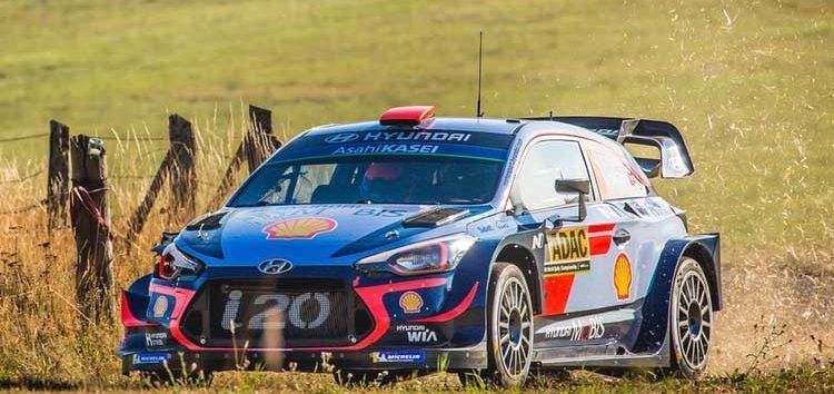 Rally de Alemania 2018: Dani Sordo remonta hasta la segunda posición, Ott Tänak es líder