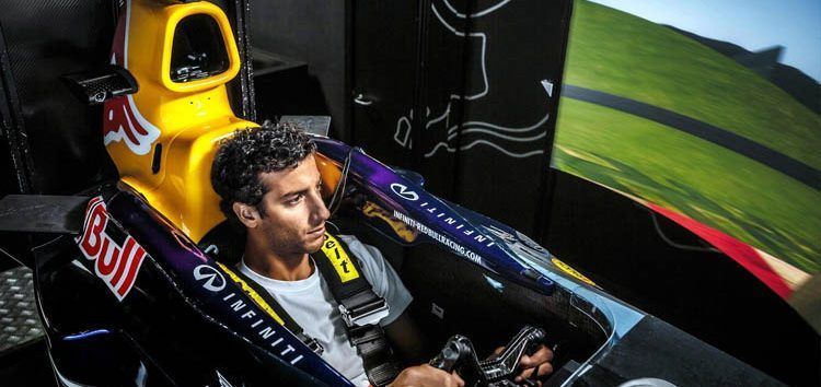 Daniel Ricciardo se va a poner a prueba en el simulador de Red Bull