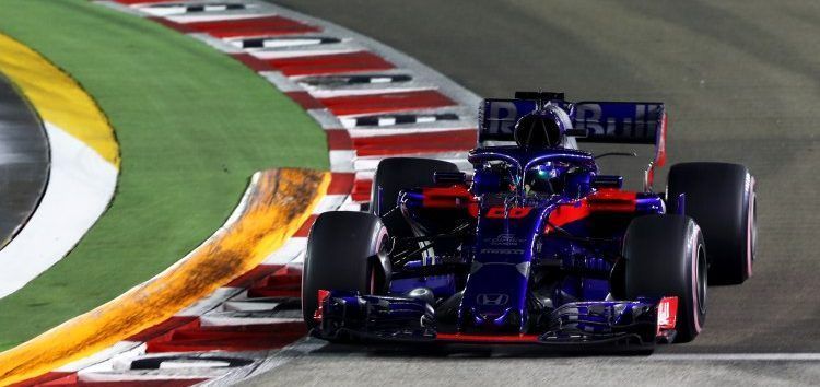 Toro Rosso se apaga en la noche del GP de Singapur