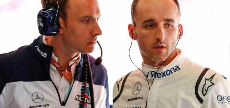 Robert Kubica no sabe quién será su ingeniero de pista en Williams en 2019