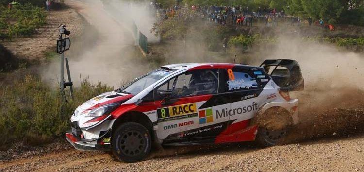 Rally de Catalunya 2018: Ott Tänak va como un tiro, Dani Sordo es segundo