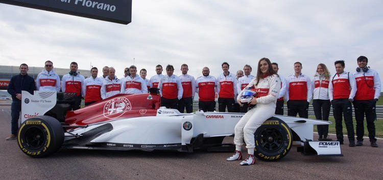 590 kilómetros para Tatiana Calderón con el Sauber C32 en Fiorano