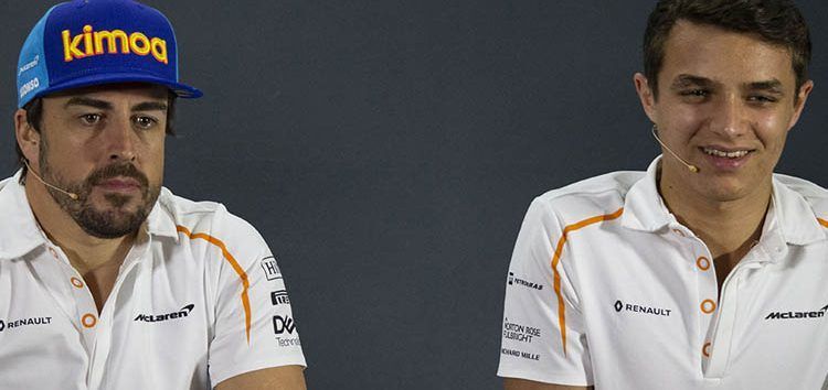 Lando Norris: «Aprendí mucho de Fernando Alonso en 2018, era bueno»