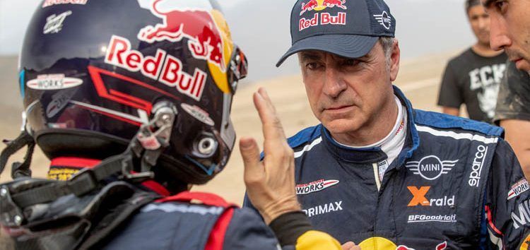 Carlos Sainz muestra su potencial y gana la tercera etapa del Rally de Marruecos