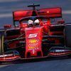 Vettel lidera el doblete de Ferrari en los Libres 1 de Alemania; Sainz, el primero del resto