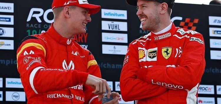 Sebastian Vettel: «No le voy a dar consejos a Mick Schumacher»