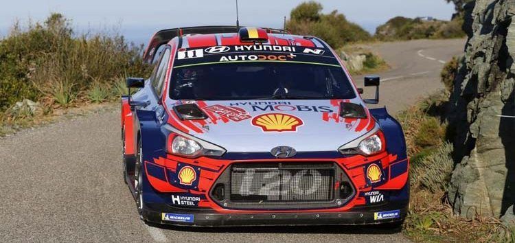 Rally de Córcega 2019: Thierry Neuville líder, Dani Sordo se jugará mañana el podio