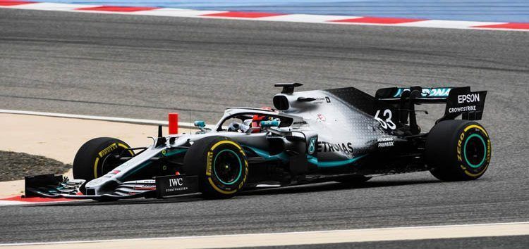 George Russell, en los test de Abu Dhabi: «Ha sido un placer pilotar hoy el coche Campeón del Mundo»