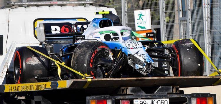 El circuito de Bakú indemnizará a Williams por el incidente con la tapa de alcantarilla
