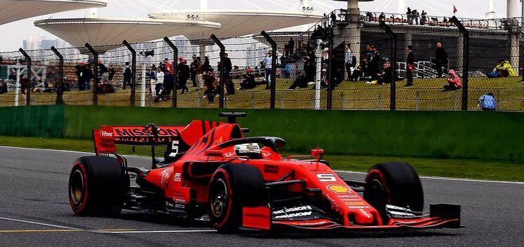 Ferrari es siete décimas más lento en China en comparación a 2018