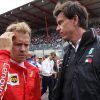 Sebastian Vettel cree que la temporada está siendo aburrida y Toto Wolff le responde