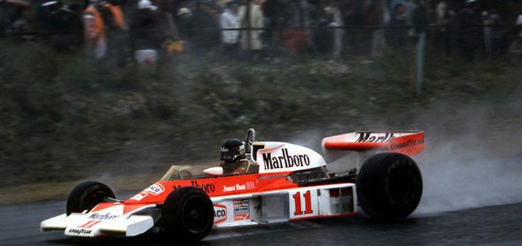 Cascos Grandes Premios: James Hunt, temporada 1976