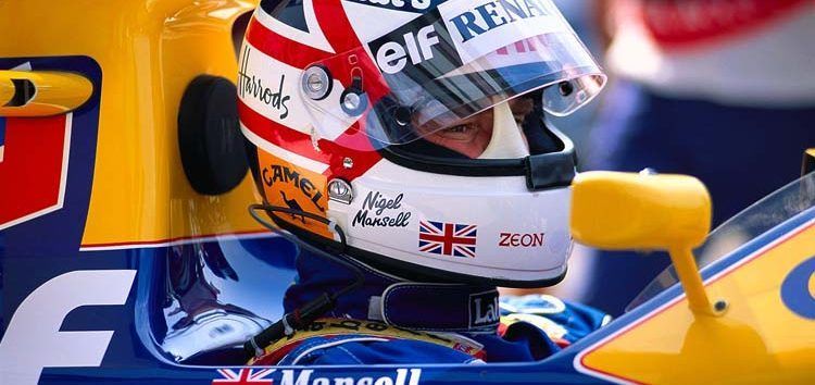 Cascos Grandes Premios: Nigel Mansell, temporada 1992