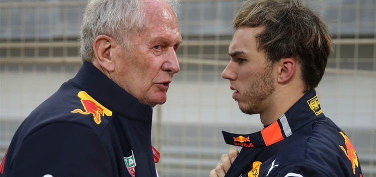 Helmut Marko tranquiliza a Pierre Gasly: no le despedirán durante el verano