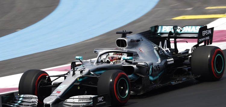 Hamilton consigue la pole en Francia: «Estoy muy contento con el potencial del coche»