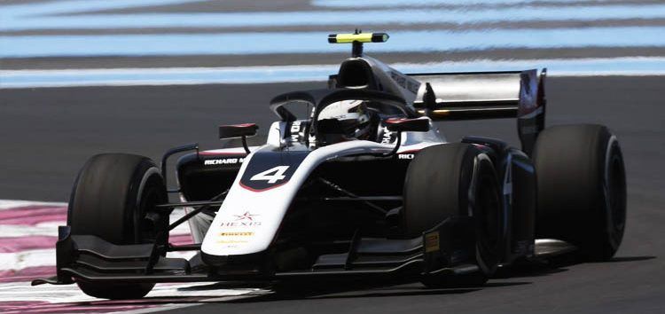 Nyck de Vries gana una accidentada carrera de F2 en Francia; el Campos Racing de Aitken, 3º