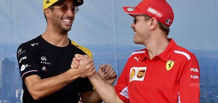 Ricciardo suena como sustituto de Vettel en Ferrari la próxima temporada