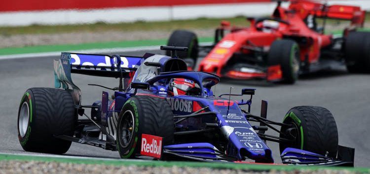 Un espectacular Kvyat sube al podio en Alemania con Toro Rosso: «Increíble poder estar de vuelta»