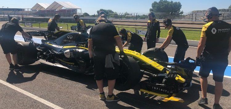 Renault ya prueba las llantas de 18 pulgadas en Paul Ricard