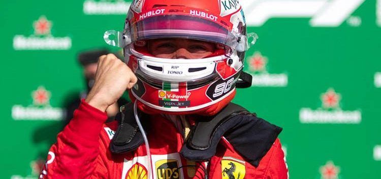 Leclerc no encuentra palabras para definir lo que sintió al ganar en Monza