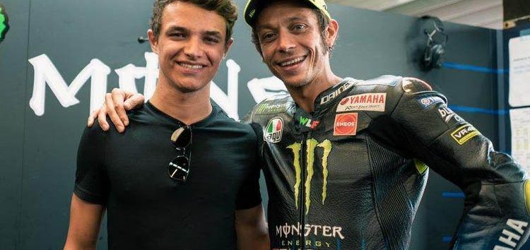 Valentino Rossi asegura que la admiración con Lando Norris es mutua