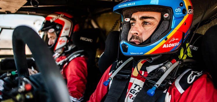 Alonso: «Ojalá podamos ser competitivos en alguna etapa del Dakar»