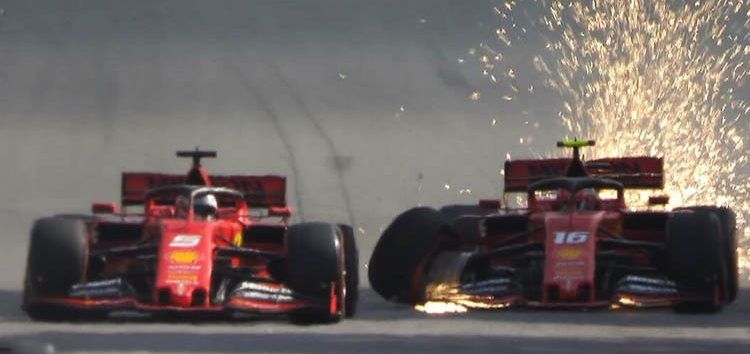 Leclerc habla sobre su choque con Vettel: «No hay nada positivo, debemos analizar la situación»