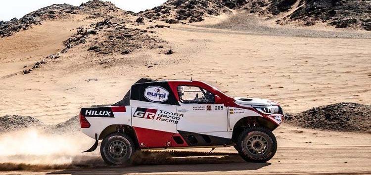 Fernando Alonso aguanta en la cuarta posición en el Al Ula Neom Rally