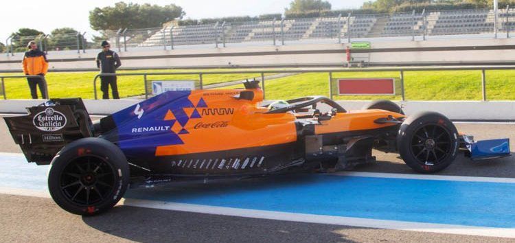 Segundo día de test para McLaren con los neumáticos de 18 pulgadas