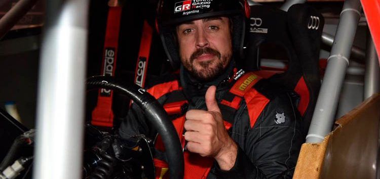 Susto de Fernando Alonso mientras probaba el Toyota Yaris GR-4 en Estoril