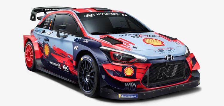 Hyundai presenta su nuevo y evolucionado i20 WRC 2020