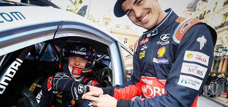 Dani Sordo, pieza fundamental en el triunfo de Thierry Neuville en Montecarlo