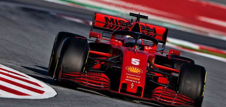 Vettel, tras estrenarse con el SF1000: «Hay un paso adelante respecto al año pasado»